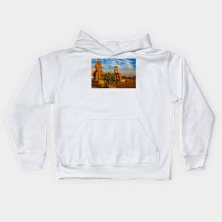 Egypt. Luxor. Colossi of Memnon. Kids Hoodie